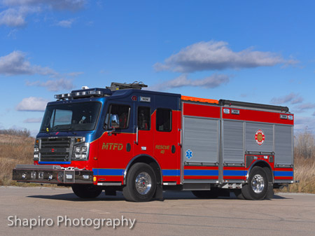 Mission Township FD Topeka KS fire apparatus Rosenbauer America Commander RP3 rescue pumper Larry Shapiro photographer shairophotography.net